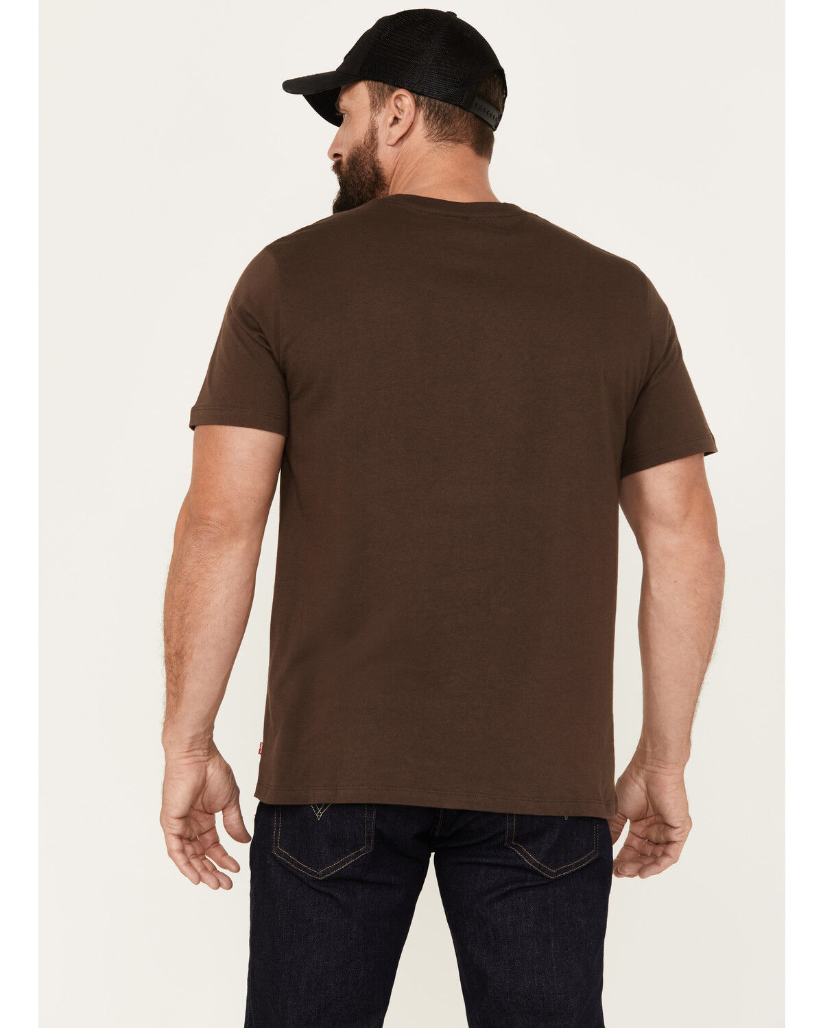 Image #4 - Levi's Men's Logo Graphic Short Sleeve T-Shirt, Dark Brown, hi-res