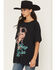 Image #2 - Wrangler X Lainey Wilson Women's Bull Riding Short Sleeve Graphic Tee, Black, hi-res