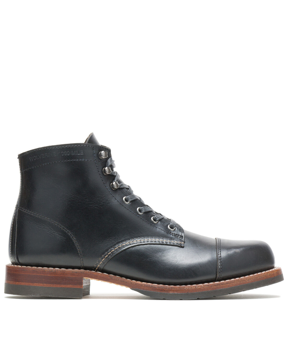 Image #2 - Wolverine Men's 1000 Mile Cap-Toe Work Boots - Soft Toe, , hi-res