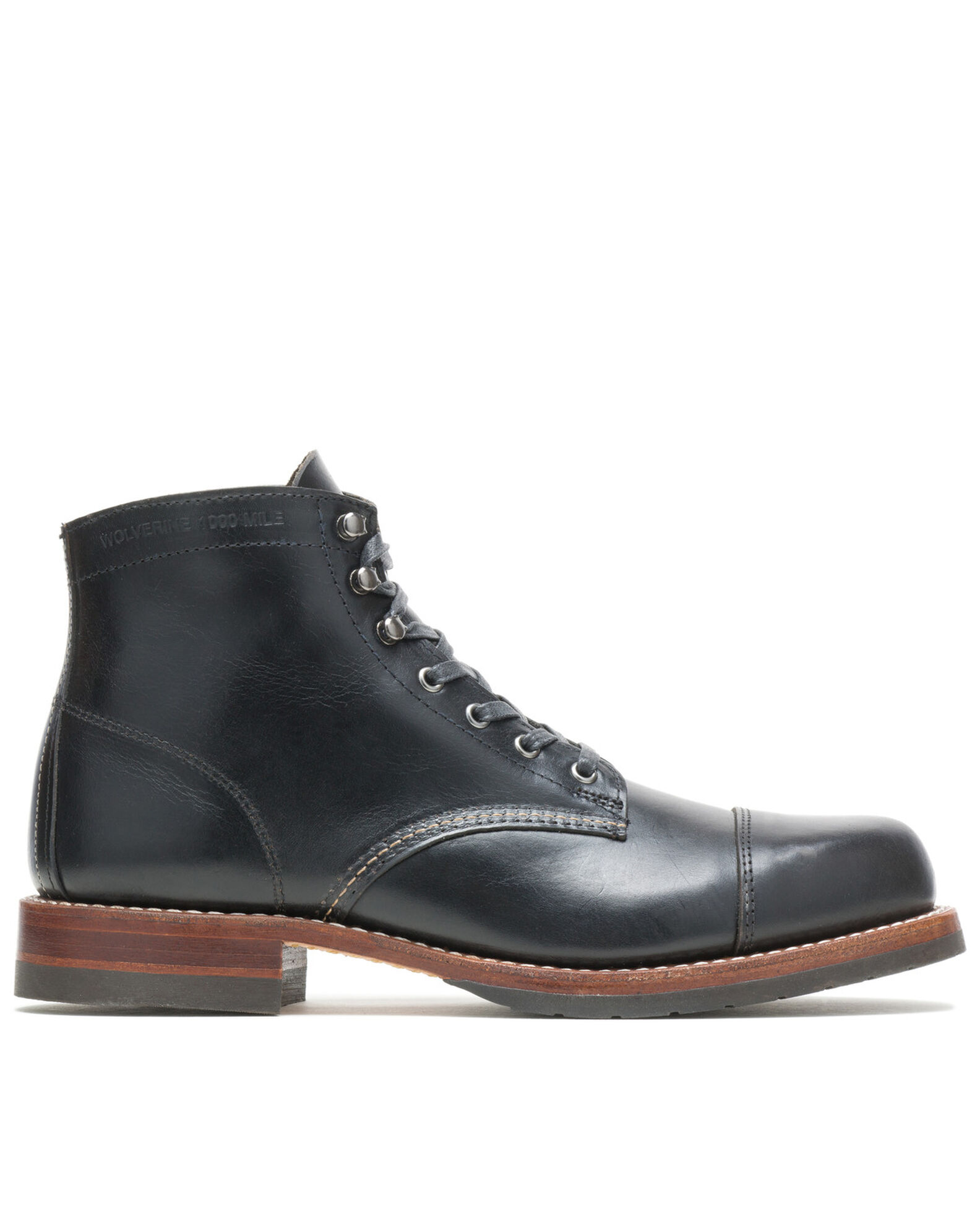 Wolverine Men s 1000 Mile Cap Toe Leather Work Boots