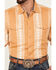 Image #3 - Scully Men's Jacquard Striped Print Long Sleeve Pearl Snap Western Shirt, Mustard, hi-res