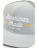 Image #2 - Hooey American Made Ball Cap, Grey, hi-res