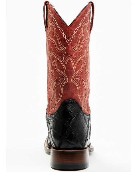 Image #5 - Cody James Men's Exotic Caiman Western Boots - Broad Square Toe, Red, hi-res