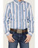 Image #3 - Panhandle Boys' Striped Long Sleeve Button-Down Western Shirt, Light Blue, hi-res