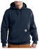 Image #2 - Carhartt Men's Rain Defender Paxton Heavyweight Hooded Work Sweatshirt, Navy, hi-res