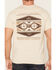 Image #4 - Cody James Men's Untamed Southwestern Short Sleeve Graphic T-Shirt, Sand, hi-res