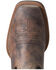 Image #4 - Ariat Men's Tally Ink Sport Frisco VentTEK Leather Performance Western Boot - Broad Square Toe , Brown, hi-res