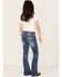 Shyanne Little Girls' Dreamcatcher Medium Wash Bootcut Jeans, Blue, hi-res