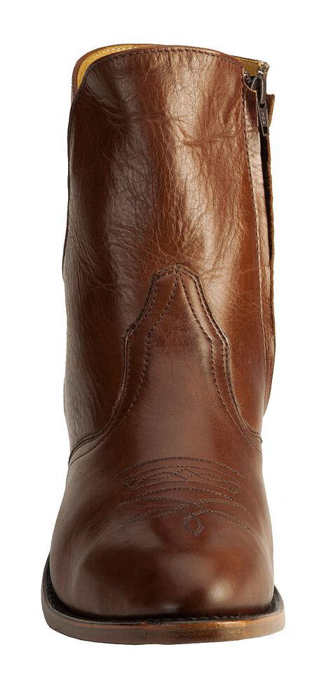 Boulet Western Dress Side Zip Boots Medium Toe Sheplers