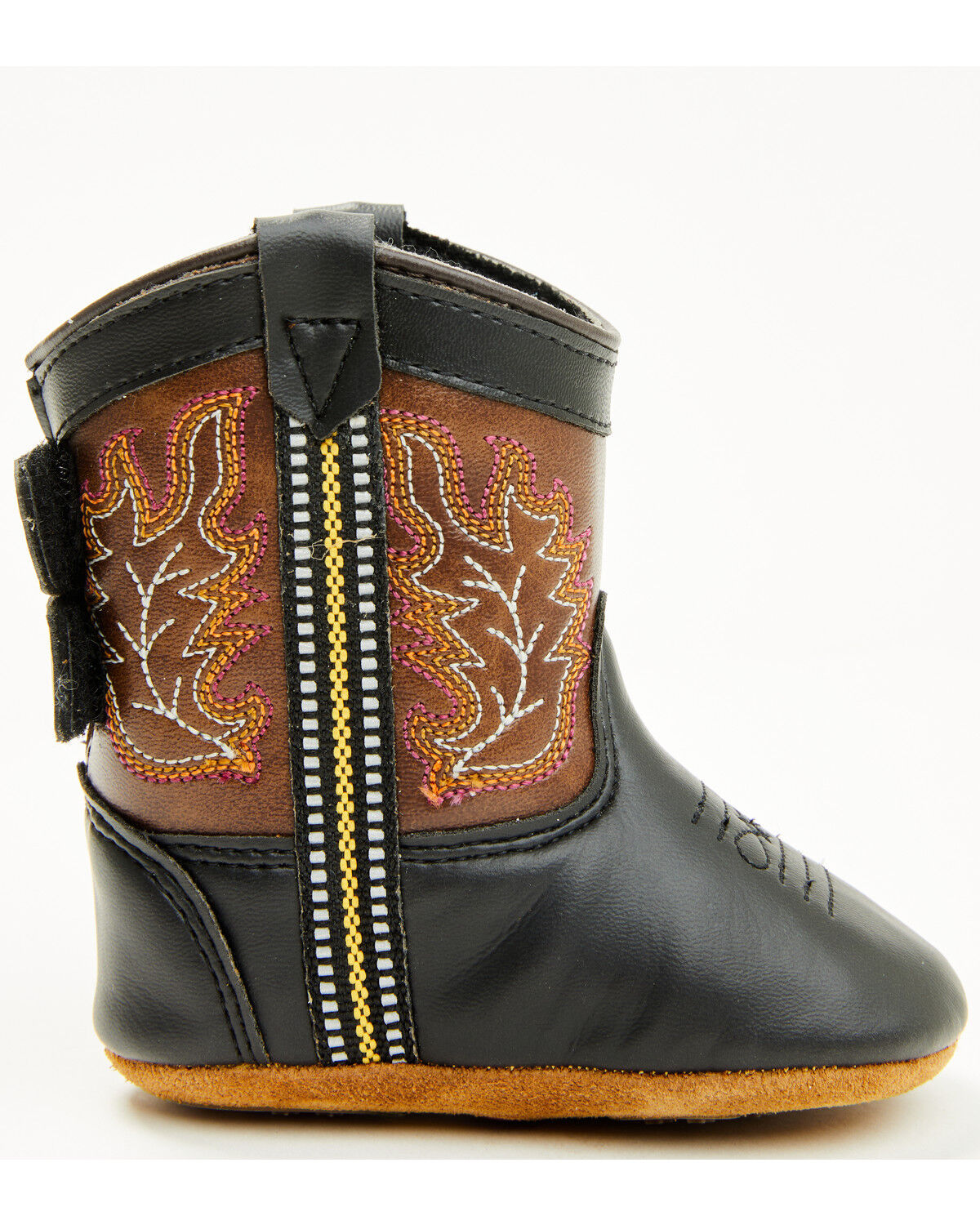Image #2 - Boot Barn Infant Boys' Blazin Poppet Boots - Round Toe, Black/brown, hi-res