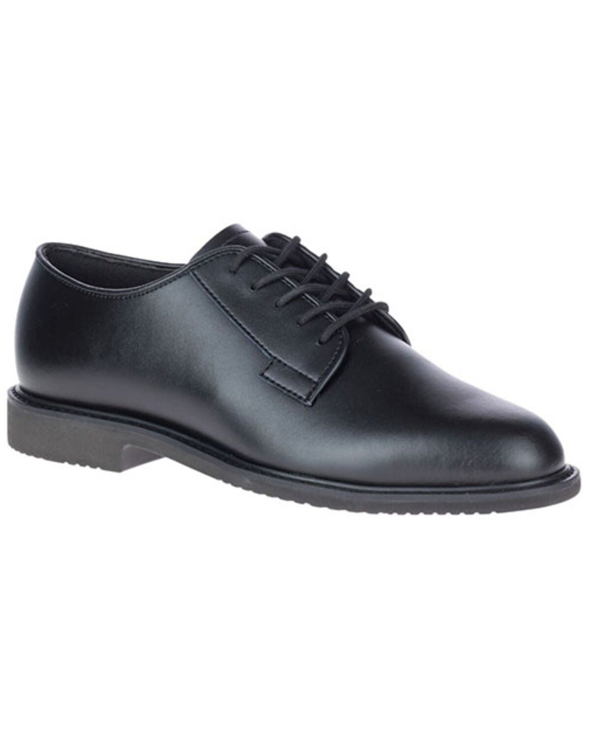 Bates Women's High Shine Sentry Oxford Shoes, Black, hi-res