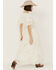 Image #4 - Shyanne Women's Embellished Short Sleeve Maxi Dress, Cream, hi-res
