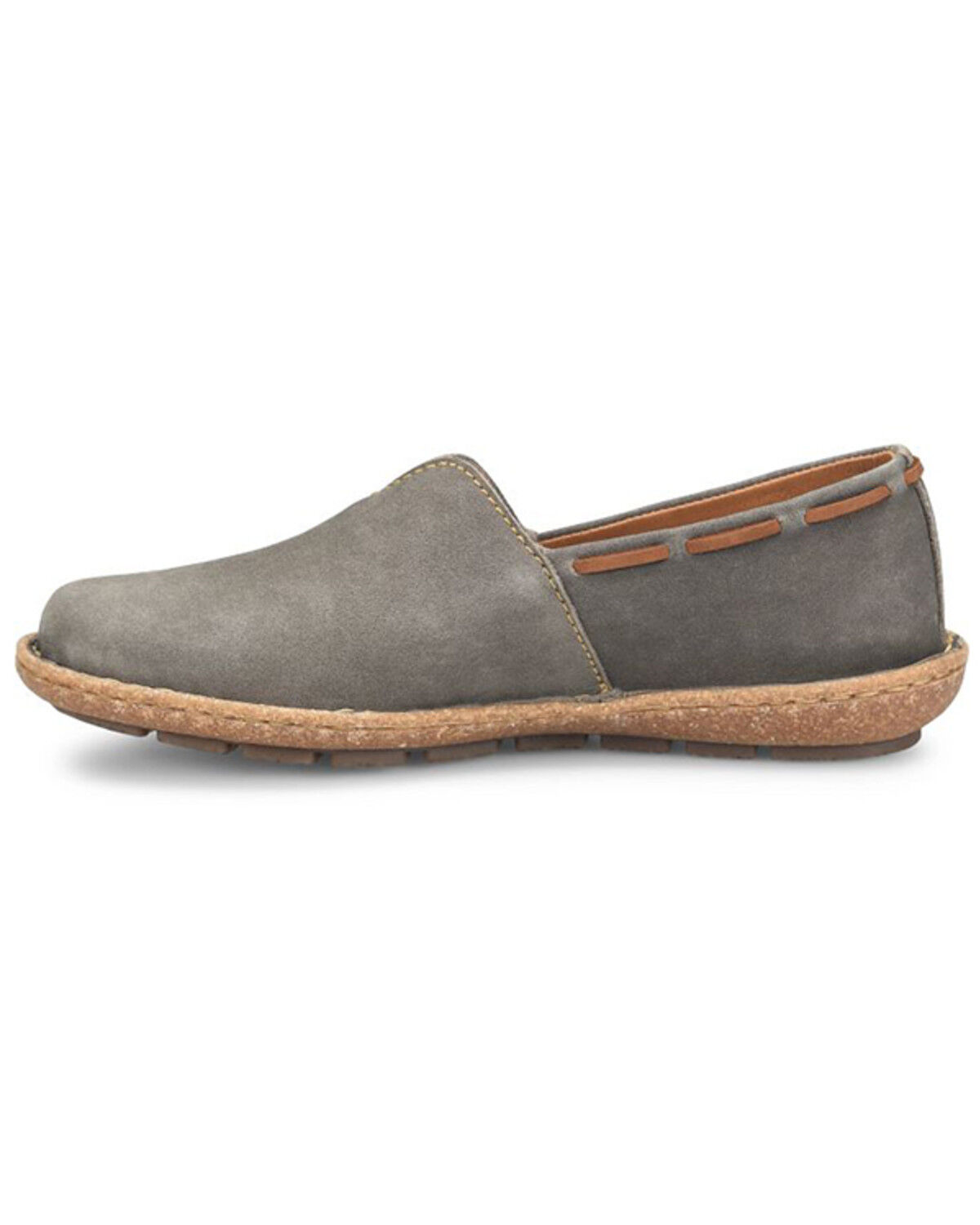 Image #3 - Born Women's Naya Slip-On Casual Shoes - Round Toe, Grey, hi-res
