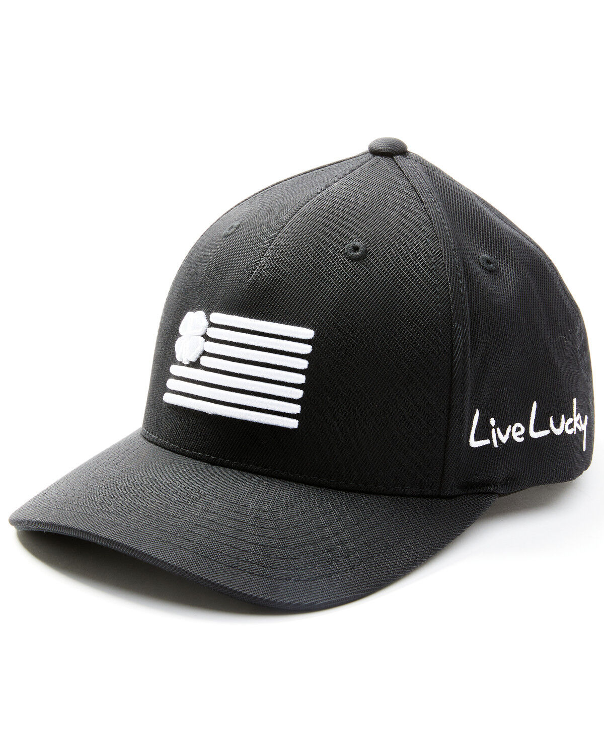 Image #1 - Black Clover Men's Nation Flag Patch Ball Cap, Black, hi-res