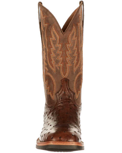 Image #5 - Lucchese Men's Rowdy Exotic Full-Quill Ostrich Western Boots - Square Toe, , hi-res