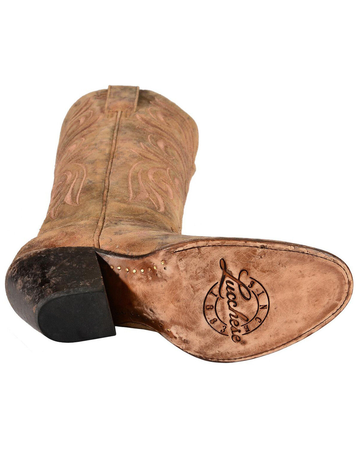Image #5 - Lucchese Women's Handmade 1883 Laurelie Western Boots - Round Toe, Brown, hi-res