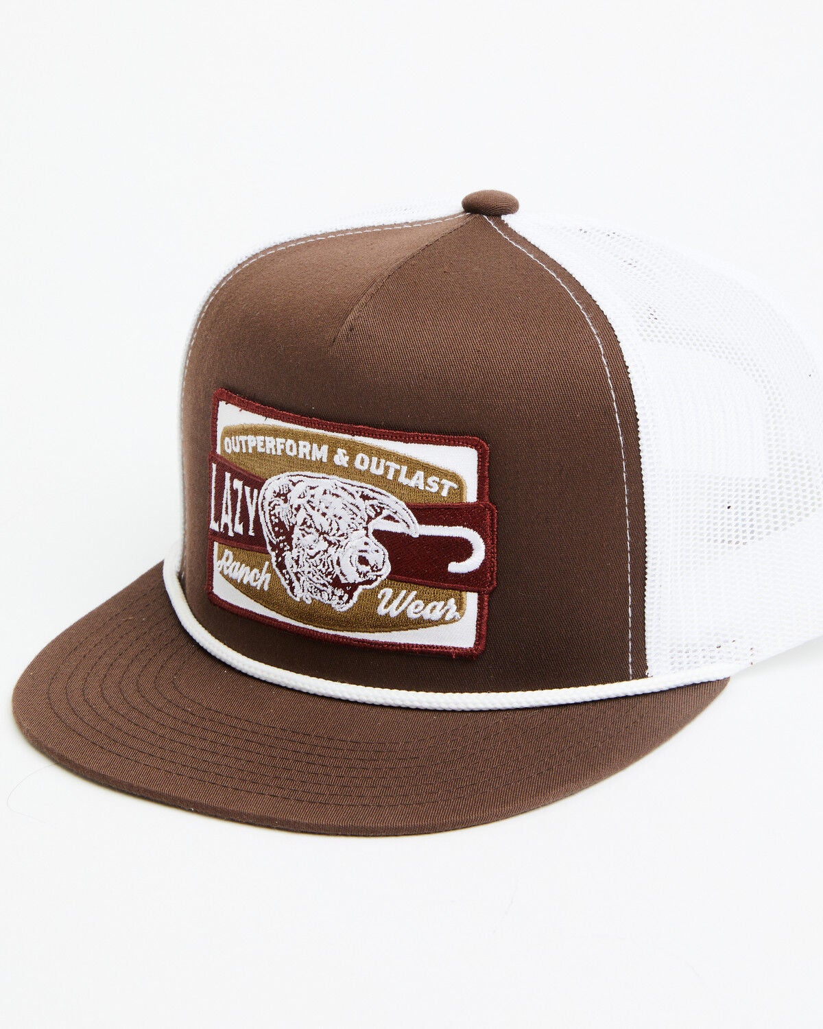 Lazy J Ranch Wear Men's Outlast Ball Cap, Brown, hi-res