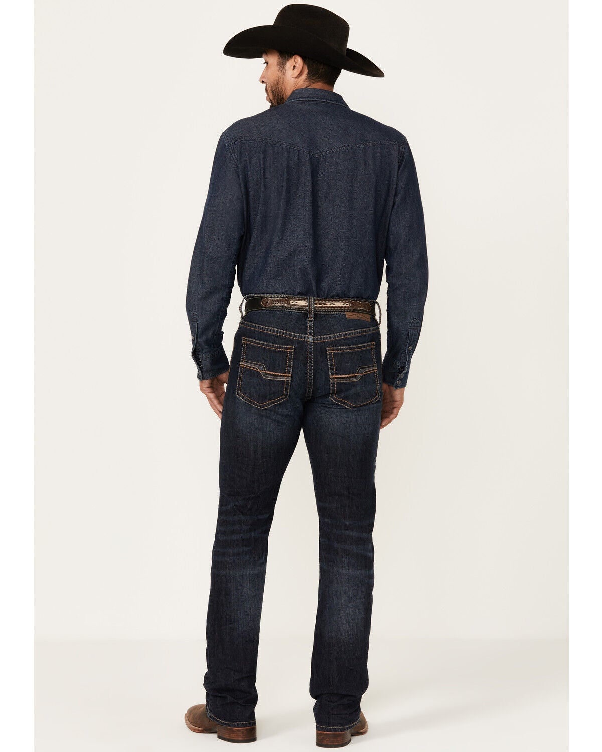 Image #3 - Cody James Men's Shadow Wash Jackson Slim Straight Stretch Denim Jeans, Dark Wash, hi-res