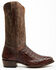 Image #2 - El Dorado Men's Exotic Caiman Western Boots - Medium Toe , Brass, hi-res