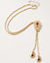Image #1 - Shyanne Women's Rosewood Paisley Chain Bolo Necklace, Gold, hi-res