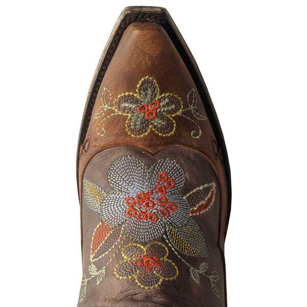 Image #6 - Old Gringo Women's Ultra Vintage Bonnie Western Boots - Snip Toe, Chocolate, hi-res