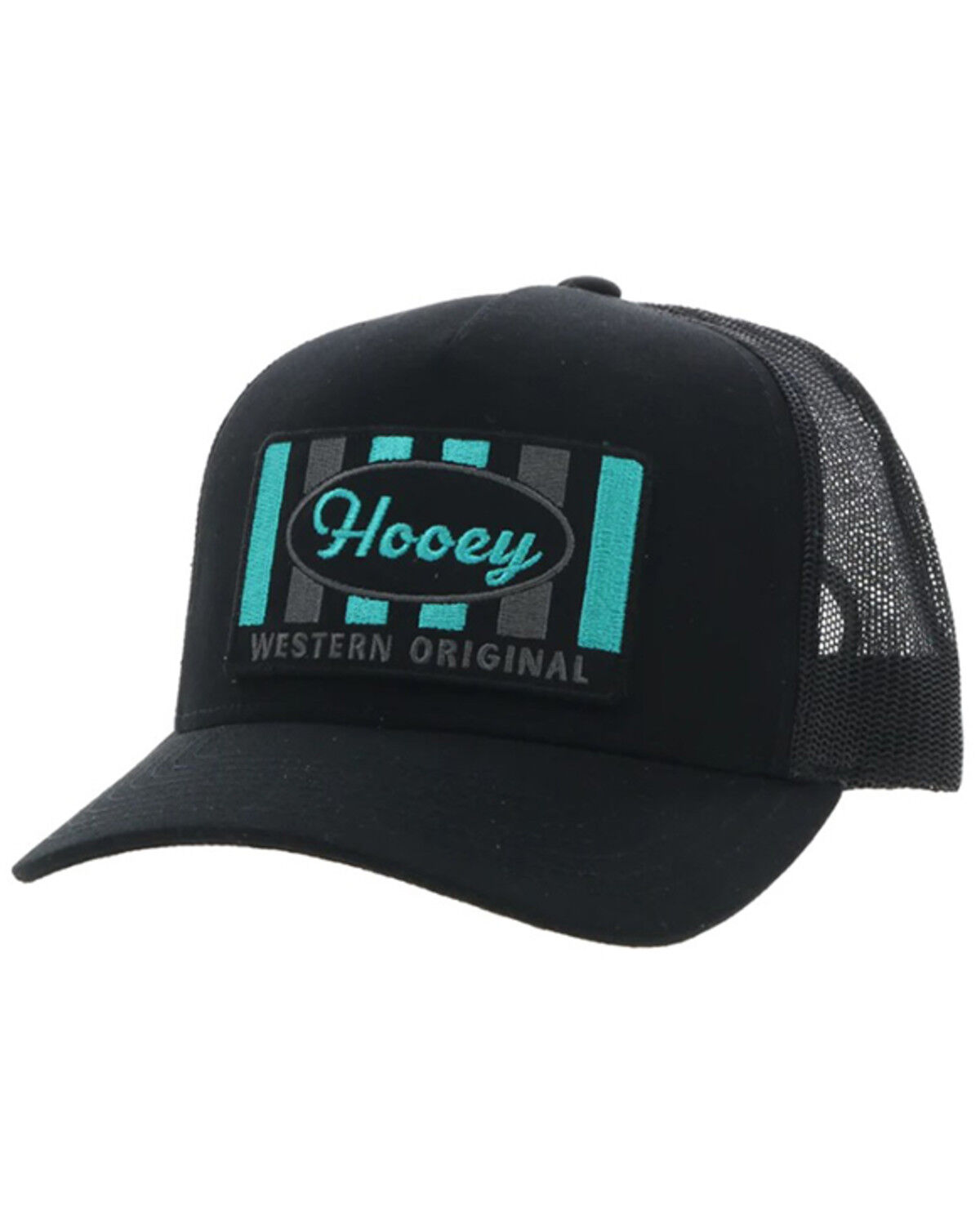 Image #1 - Hooey Men's Sudan Trucker Cap, Black, hi-res
