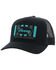 Image #1 - Hooey Men's Sudan Trucker Cap, Black, hi-res