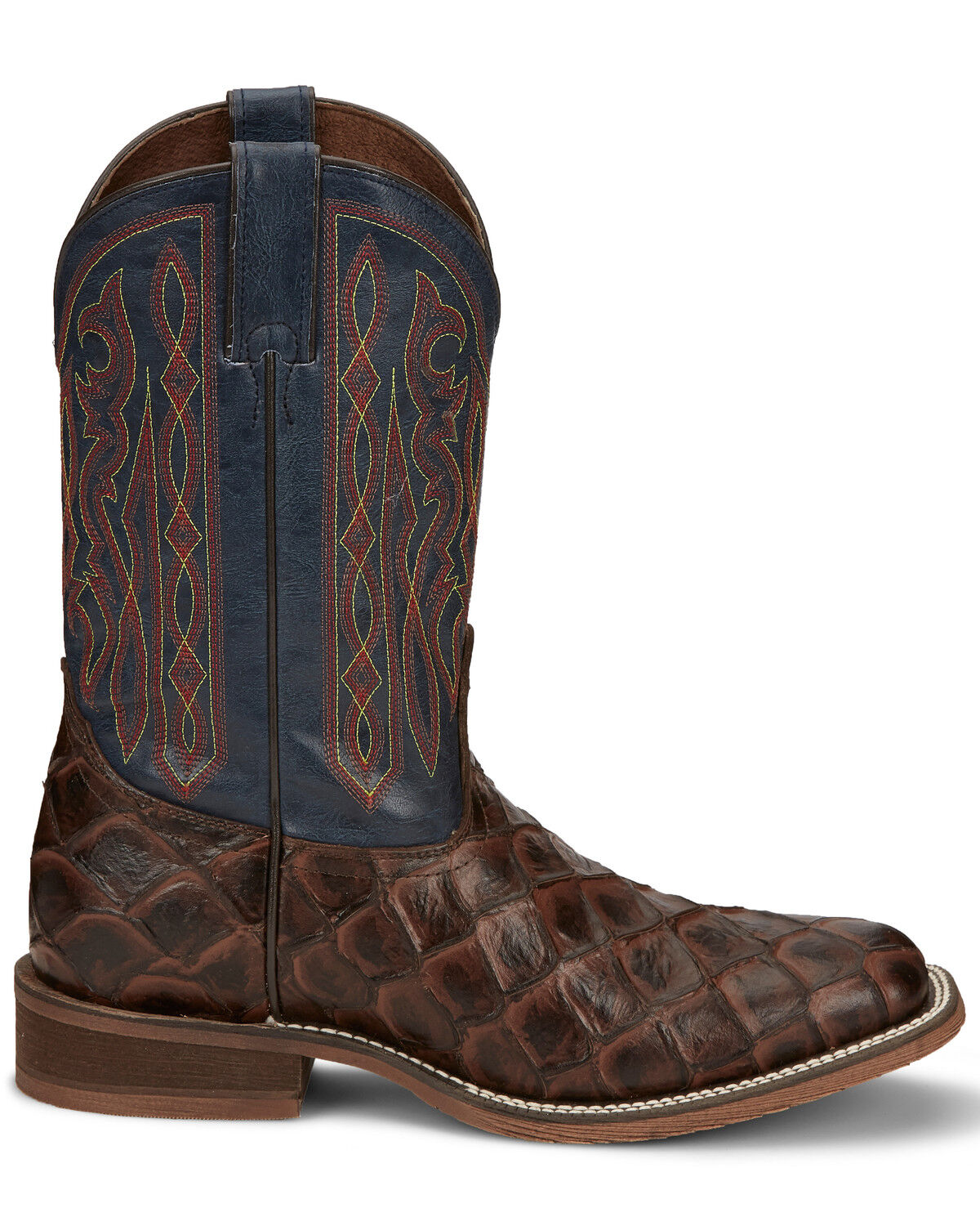 Image #2 - Nocona Men's Turner Chocolate Western Boots - Broad Square Toe, , hi-res