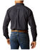 Image #2 - Ariat Men's Taylor Geo Print Long Sleeve Button-Down Western Shirt, Dark Blue, hi-res
