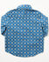 Image #3 - Cinch Infant Boys' Geo Print Long Sleeve Button-Down Western Shirt, Royal Blue, hi-res