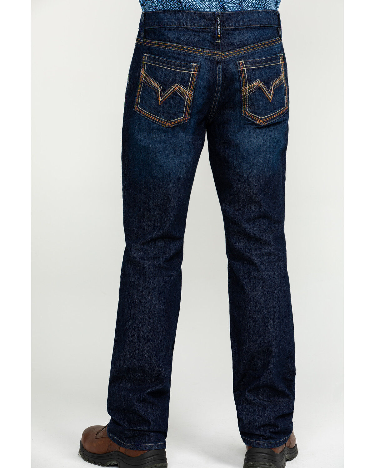 Image #1 - Cody James Men's FR Millikin Dark Slim Bootcut Work Jeans, Indigo, hi-res