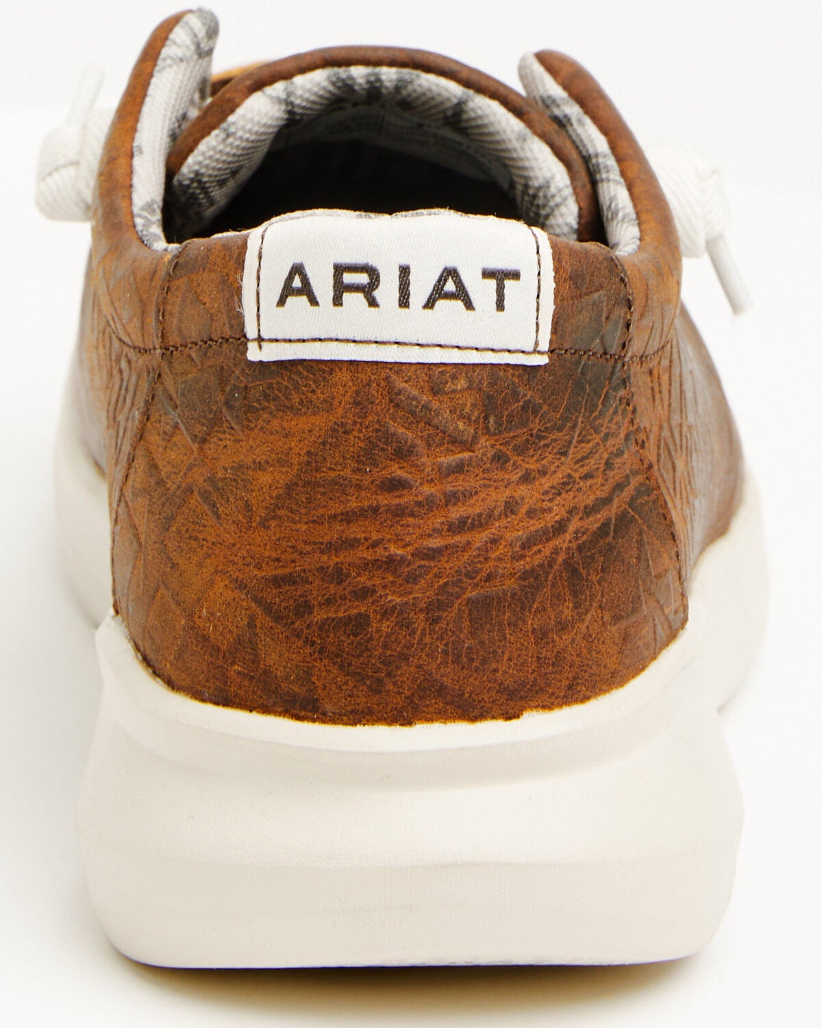 Image #5 - Ariat Men's Hilo Blanket Embossed Casual Shoes - Moc Toe, Mahogany, hi-res