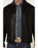Image #3 - Scully Men's Solid Black Zip-Front Lightweight Leather Jacket , Black, hi-res