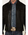 Scully Men's Solid Black Zip-Front Lightweight Leather Jacket , Black, hi-res