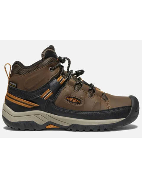 Keen Boys' Targhee Waterproof Hiking Boots , Brown, hi-res