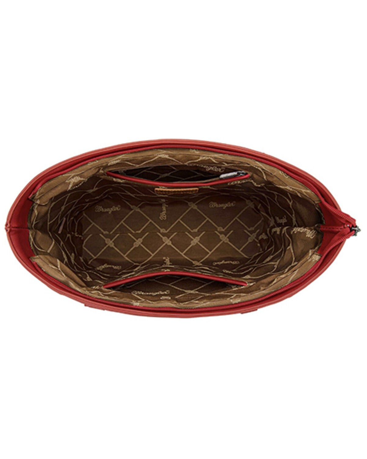 Image #3 - Wrangler Women's Cow Print Tote Bag, Red, hi-res