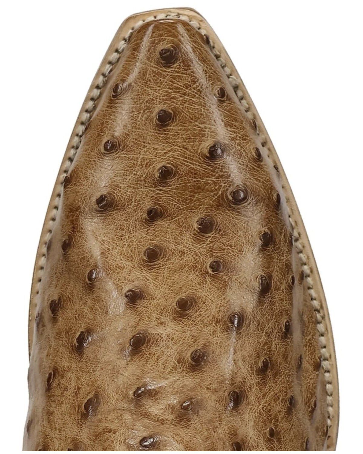 Image #6 - Dan Post Men's Grit Exotic Full Quill Ostrich Tall Western Boots - Snip Toe, Tan, hi-res
