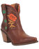 Image #1 - Dingo Women's Play Pretty Western Booties - Snip Toe, Tan, hi-res