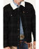 Image #4 - Cinch Men's Solid Sherpa-Lined CC Snap Wool Trucker Jacket, Black, hi-res