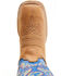 Image #6 - Justin Women's Peyton Western Boots - Broad Square Toe , Cognac, hi-res