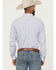 Image #4 - Ariat Men's Danny Wrinkle Free Geo Print Long Sleeve Button-Down Western Shirt - Tall, Blue, hi-res