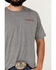 Image #3 - RANK 45® Men's Buck Off Short Sleeve Graphic T-Shirt, Heather Grey, hi-res