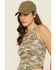 Image #2 - Cleo + Wolf Women's Camo Print Rib Knit Tank Top, Camouflage, hi-res