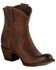 Image #1 - Lane Women's Plain Jane Booties - Round Toe, Honey, hi-res