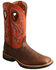 Image #1 - Twisted X Men's Tech X Western Boots - Broad Square Toe, Orange, hi-res