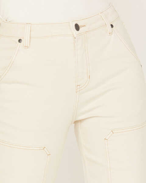Image #2 - Cleo + Wolf Women's High Rise Relaxed Straight Jeans, Natural, hi-res