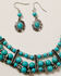 Image #4 - Shyanne Women's Midnight Sky Layered Turquoise Bead Set, Silver, hi-res