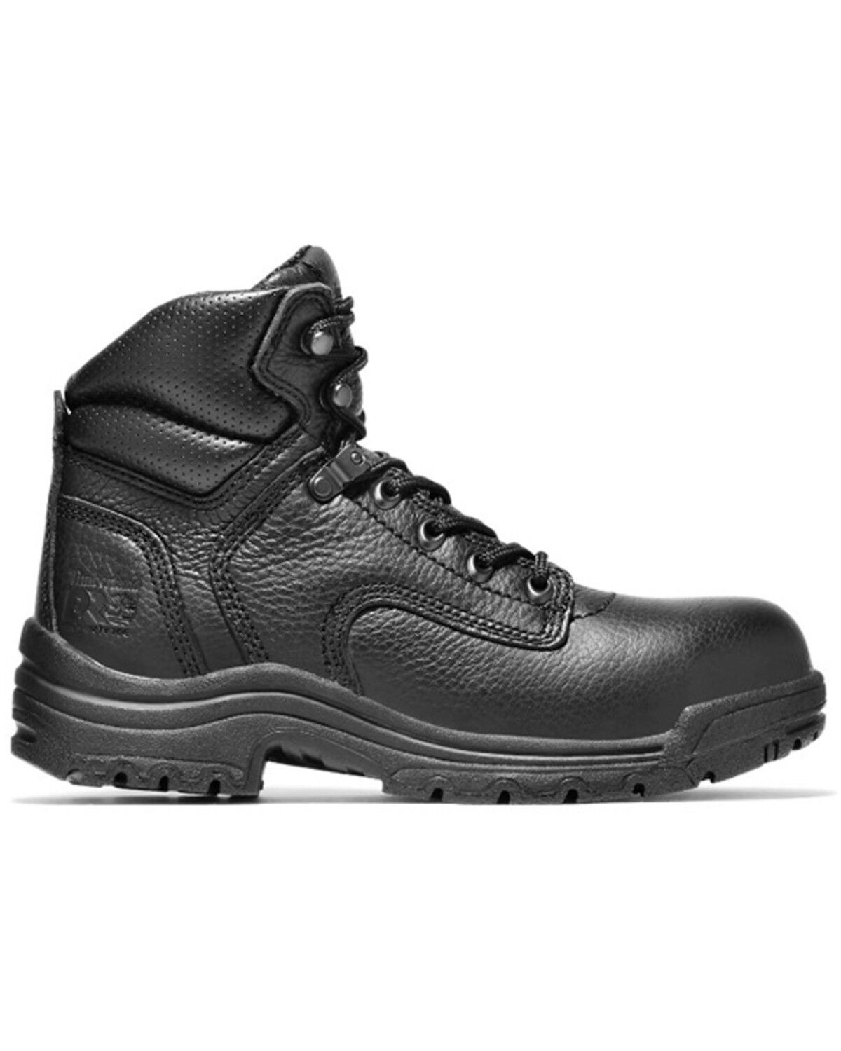 Image #2 - Timberland PRO Women's 6" TiTAN Work Boots - Alloy Toe, Black, hi-res