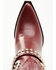 Image #6 - Azalea Wang Women's Umbra Embellished Boots - Snip Toe, Burgundy, hi-res