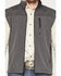Image #3 - Hooey Men's Jackson Hole Southwestern Colorblock Softshell Vest, Grey, hi-res